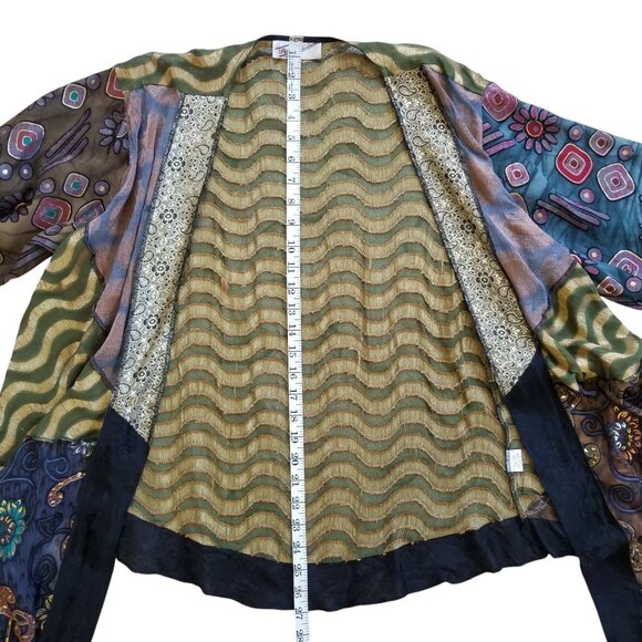 Sterling Kimono Shawl for Evening or Stage - Picture 7 of 11